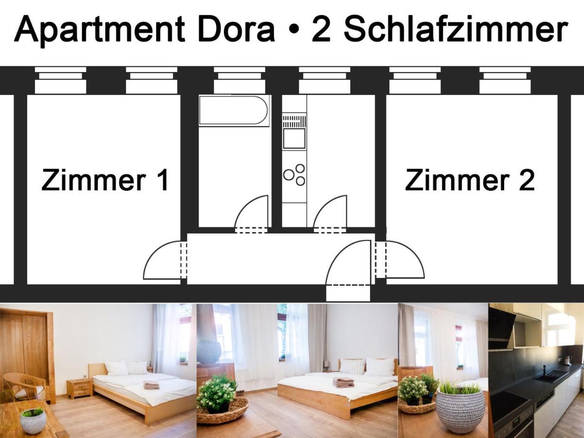 Apartment Dora Chemnitz Exterior foto